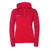 BLUZA ZAPINANA Z KAPTUREM PROGRESSIVE 28 WOMEN UHLSPORT  czerwony