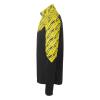 BLUZA ZAPINANA Z POD SZYJĄ PROGRESSIVE 28 UHLSPORT - czarny/jasny żółty