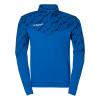 BLUZA ZAPINANA Z POD SZYJĄ PROGRESSIVE 28 UHLSPORT  lazurowy niebieski