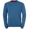 mini: BLUZA TRENINGOWA PLAYER KEMPA - zimny szary/neonowy czerwony (1)