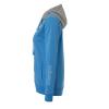 mini: BLUZA ZAPINANA Z KAPTUREM CORE 2.0 WOMEN KEMPA - niebieski/szary (4)