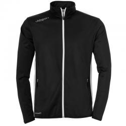 BLUZA ZAPINANA + SPODNIE ESSENTIAL CLASSIC UHLSPORT  czarny/biały