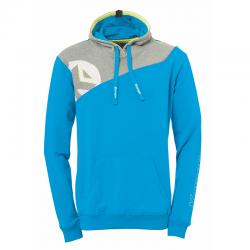 BLUZA Z KAPTUREM CORE 2.0 KEMPA  niebieski/ciemny szary melanż