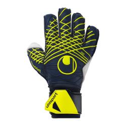 RĘKAWICE PREDICTION SOFT FLEX FRAME UHLSPORT  granatowy/biały/neonowy żółty