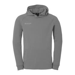 BLUZA Z KAPTUREM STMNT KEMPA  stalowy szary