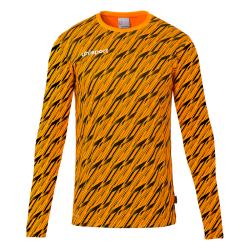KOSZULKA BRAMKARSKA PROGRESSIVE UHLSPORT  neonowy pomarańczowy/czarny