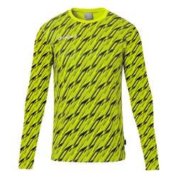 KOSZULKA BRAMKARSKA PROGRESSIVE UHLSPORT  neonowy żółty/czarny