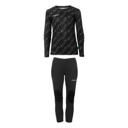 KOMPLET BRAMKARSKI PROGRESSIVE JUNIOR UHLSPORT  czarny