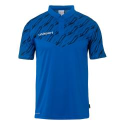 KOSZULKA POLO PROGRESSIVE 28 UHLSPORT  lazurowy niebieski