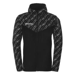BLUZA ZAPINANA Z KAPTUREM PROGRESSIVE 28 UHLSPORT  czarny
