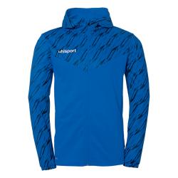 BLUZA ZAPINANA Z KAPTUREM PROGRESSIVE 28 UHLSPORT  lazurowy niebieski