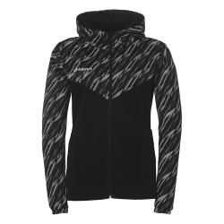 BLUZA ZAPINANA Z KAPTUREM PROGRESSIVE 28 WOMEN UHLSPORT  czarny