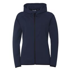 BLUZA ZAPINANA Z KAPTUREM ID WOMEN UHLSPORT  granatowy